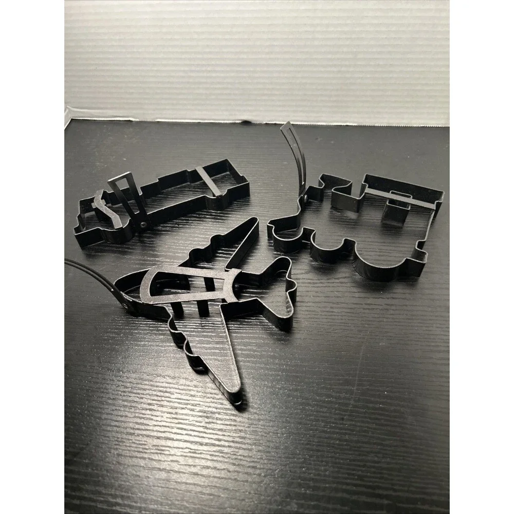 Vintage Pancake Molds Set of 3 Airplane And Train & Fire truck Williams Sonoma
